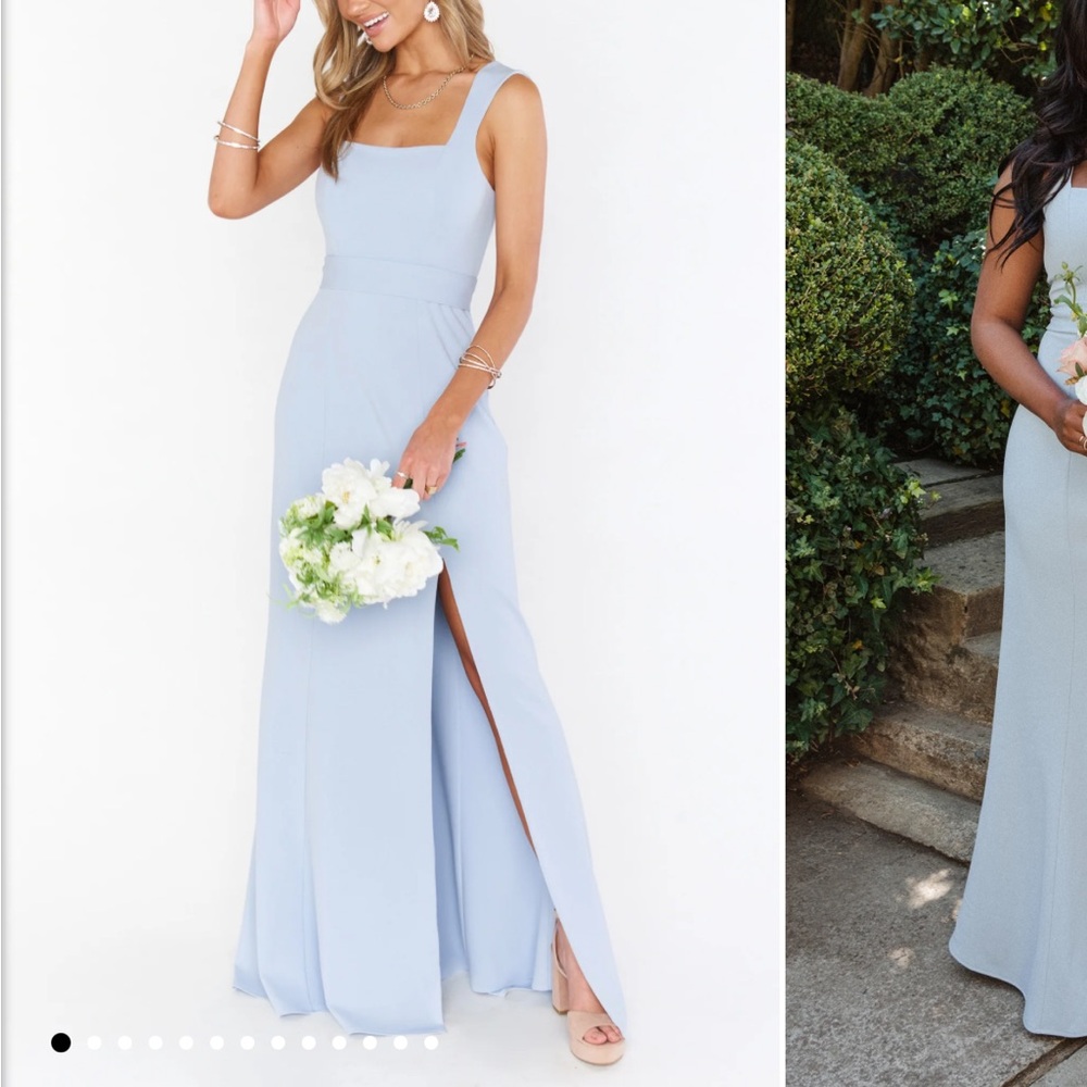 Show Me Your MuMu Light Blue Maxi Dress